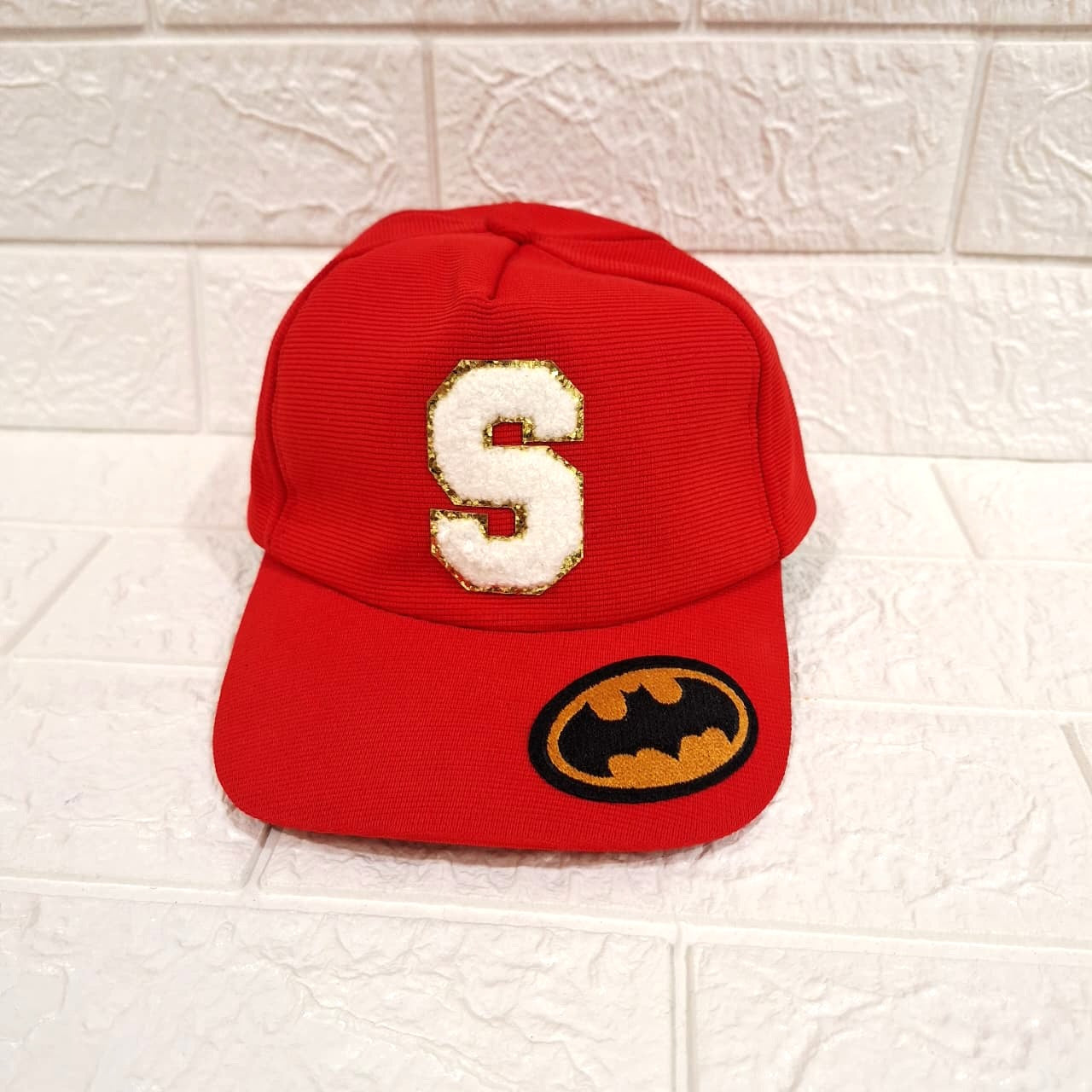 Customized Caps with Initial and Cartoon for Boys and Girls