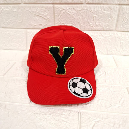 Customized Caps with Initial and Cartoon for Boys and Girls