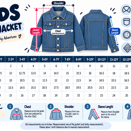 Personalized Theme Premium Denim Jacket